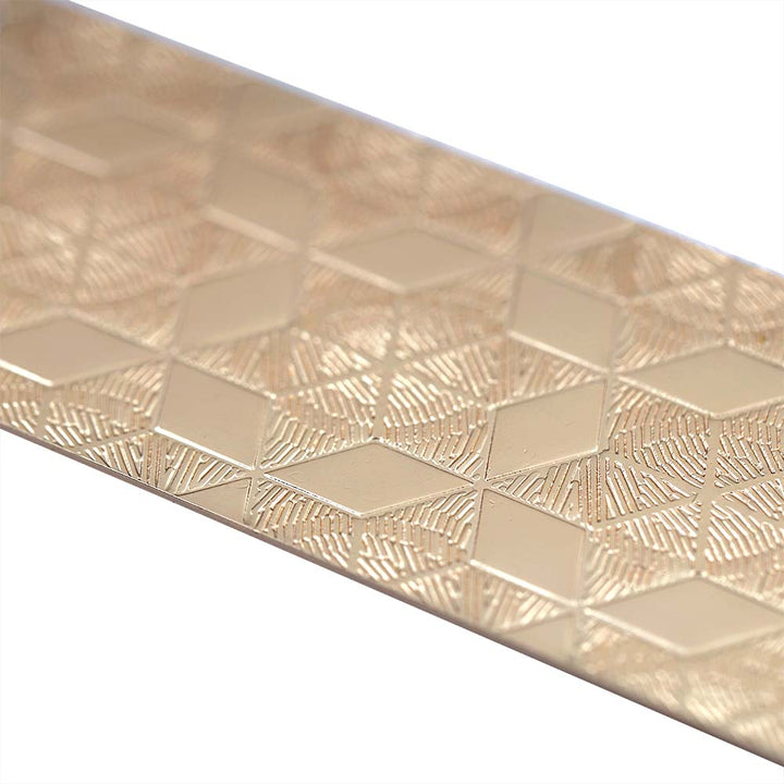 Small Rectangle Star Texture Design Metal Plate for Clothing