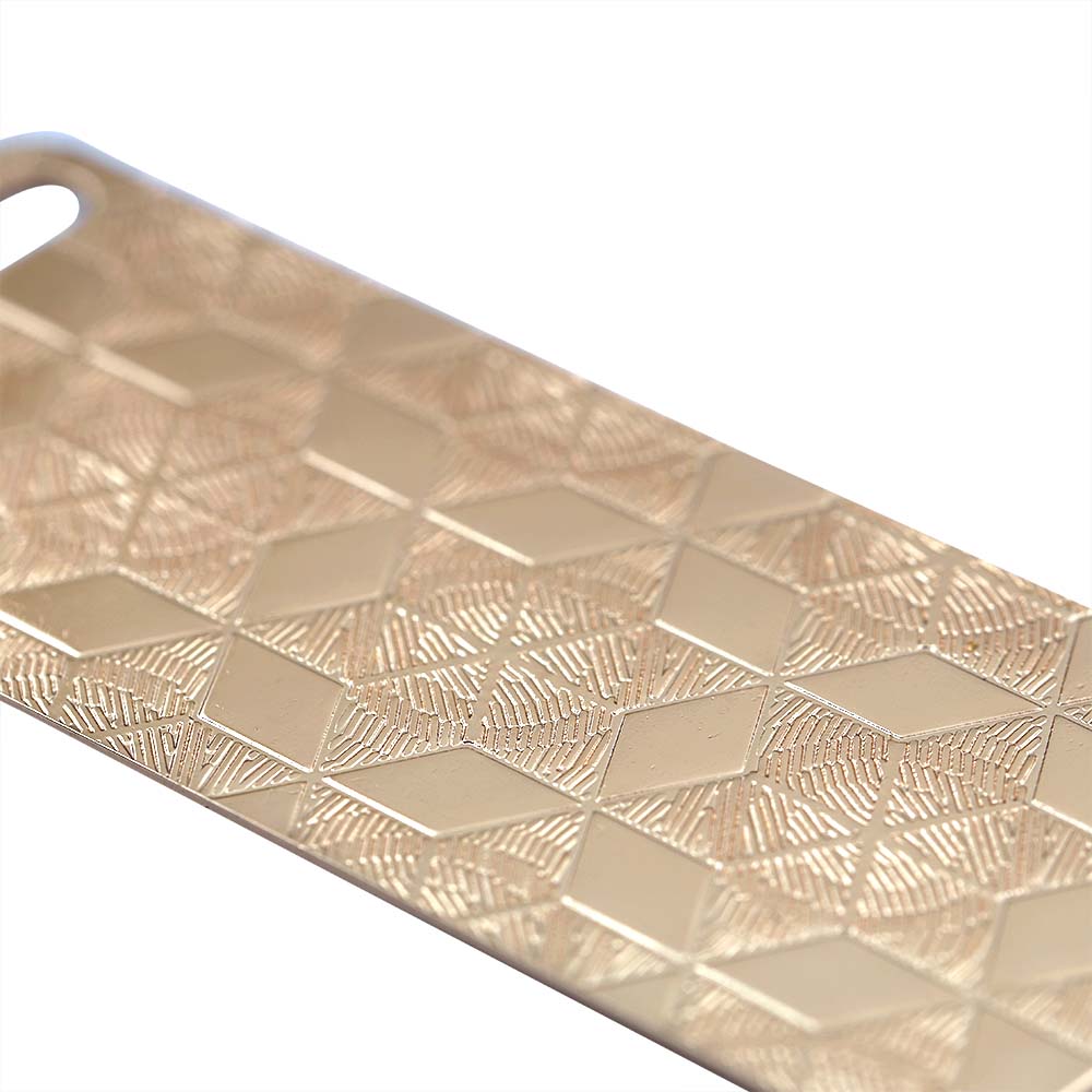 Small Rectangle Star Texture Design Metal Plate for Clothing