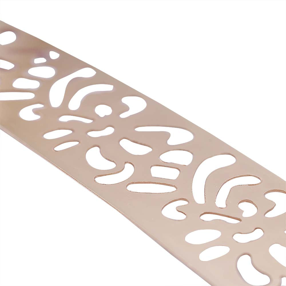 Rectangle Shape Cutwork Design Metal Plate Fashion Hardware