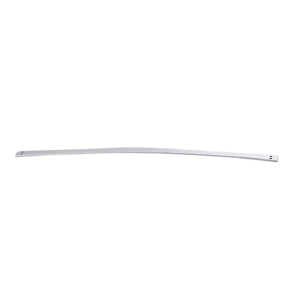 Small Sleek Structure Shiny Silver Metal Plate Clothing Hardware