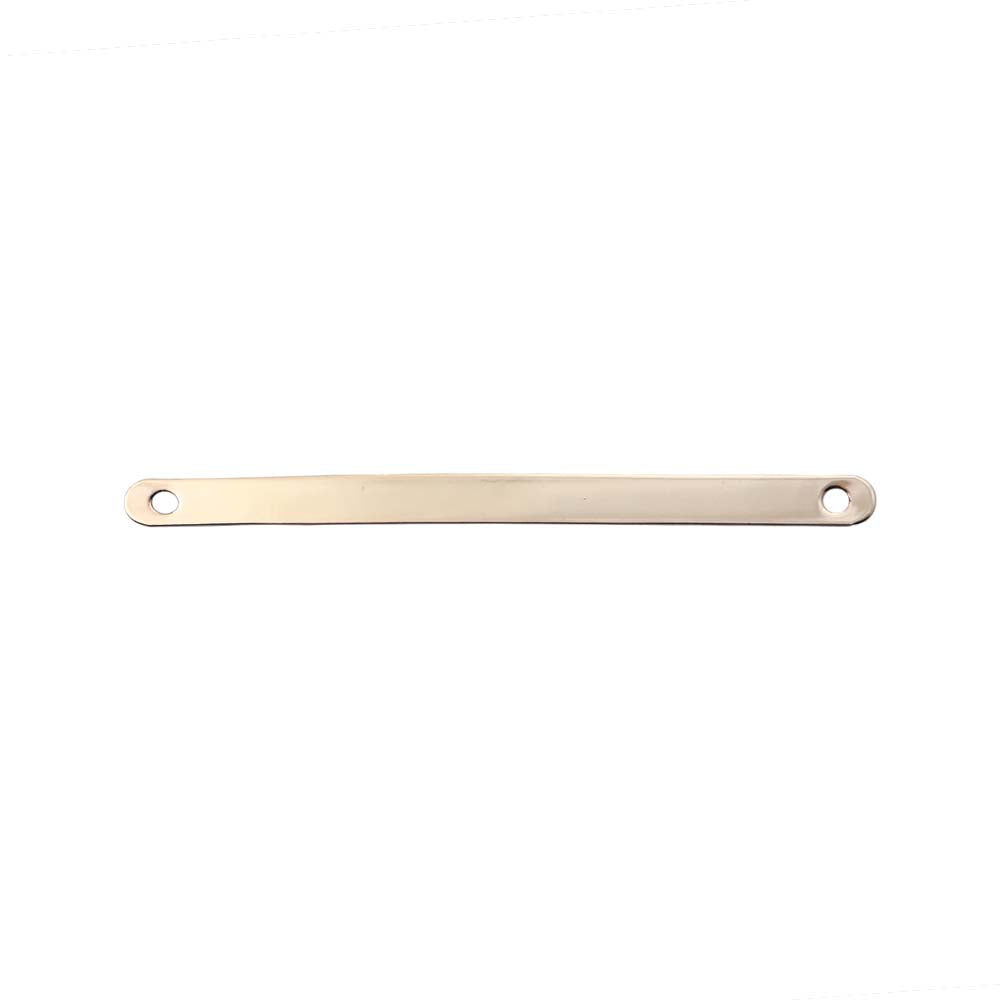 Small Sleek Structure Shiny Gold Metal Plate Clothing Hardware