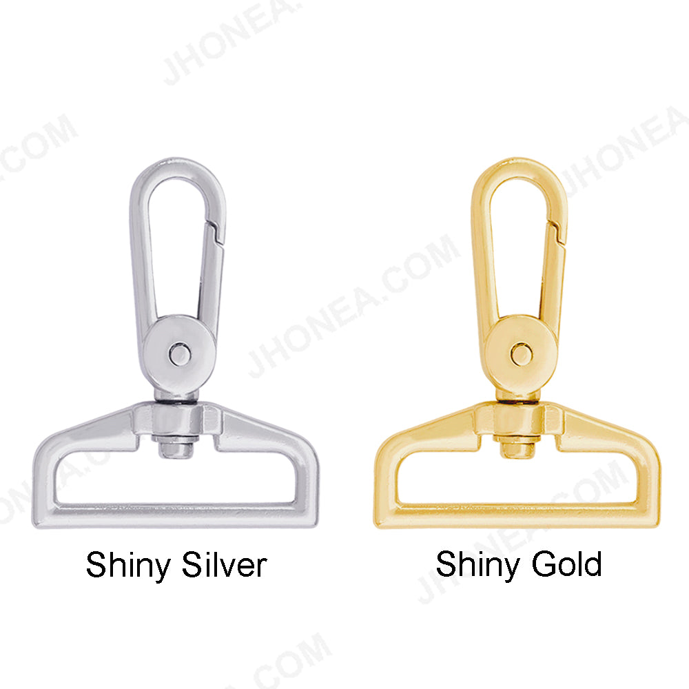 Shiny Metal Swivel Lever Snap Hook Lobster Clasp Buckle