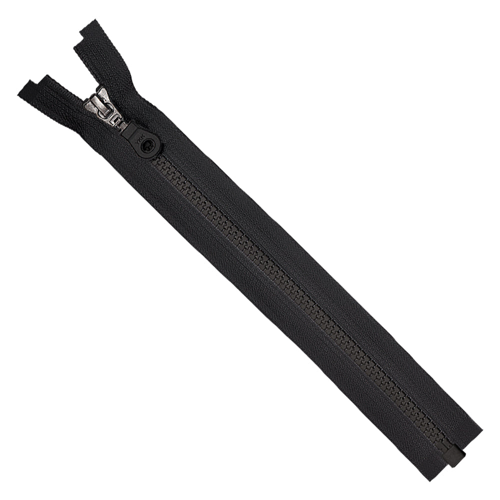 #5 Premium Molded Black Vislon Open-End YKK Zipper