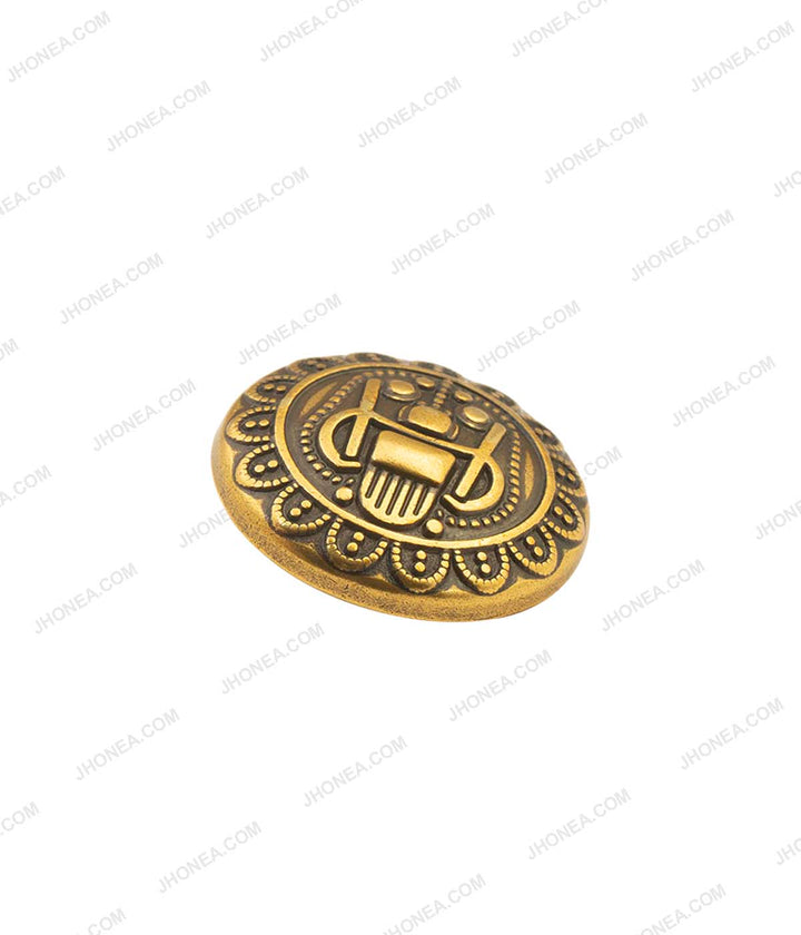 Exclusively Crafted Ancient Antique Gold Metal Buttons
