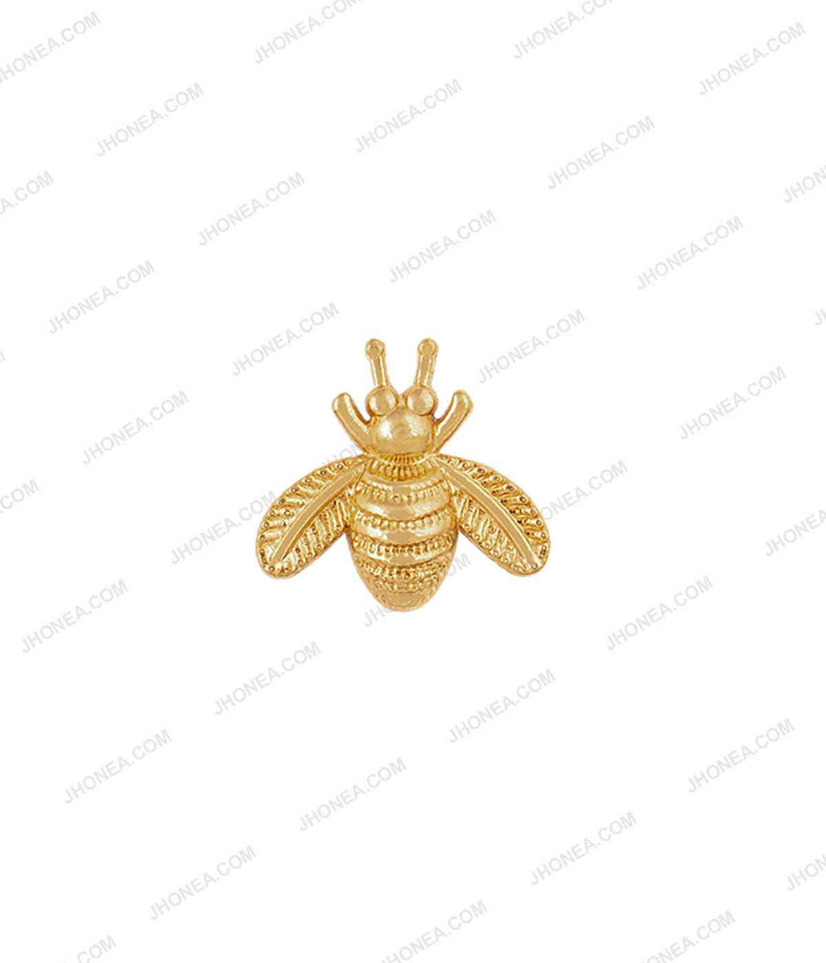 Engraved Honeybee Design Iron On Hot Fix for Suits/Blazers in Golden Color