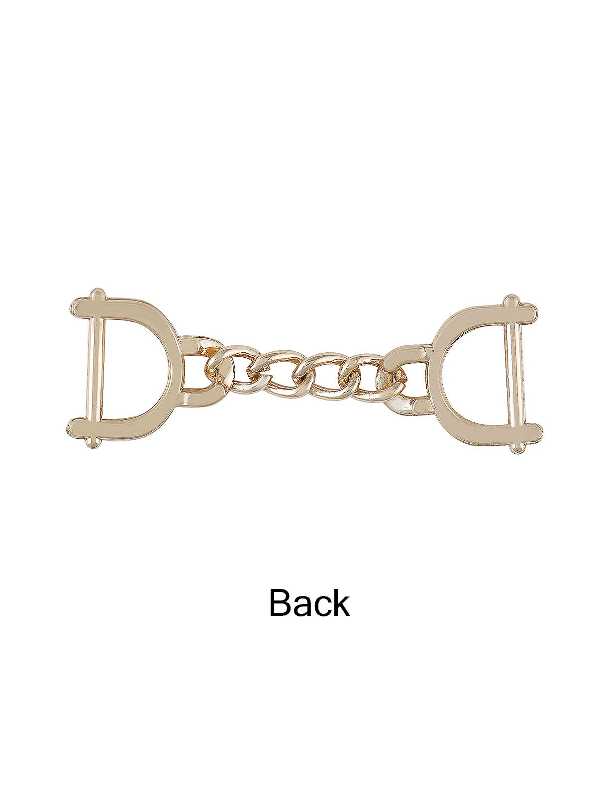 Shiny Gold Handcuffs Design Hardware