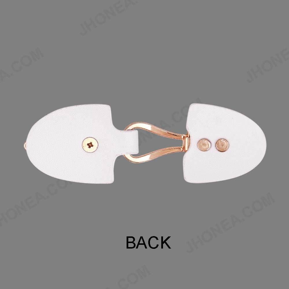 PU Embellishment Shiny Clasp for Suits
