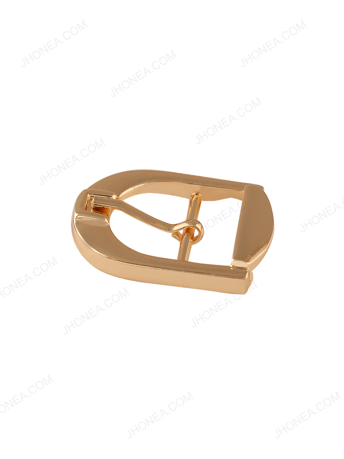Shiny Rose Gold Western Style Prong Belt Buckle