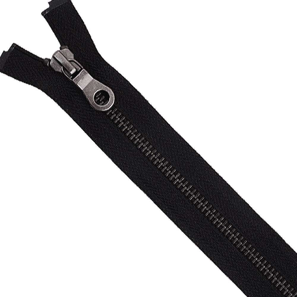 YKK- Vintage Clothing #5 Gunmetal Open-End YKK Zipper