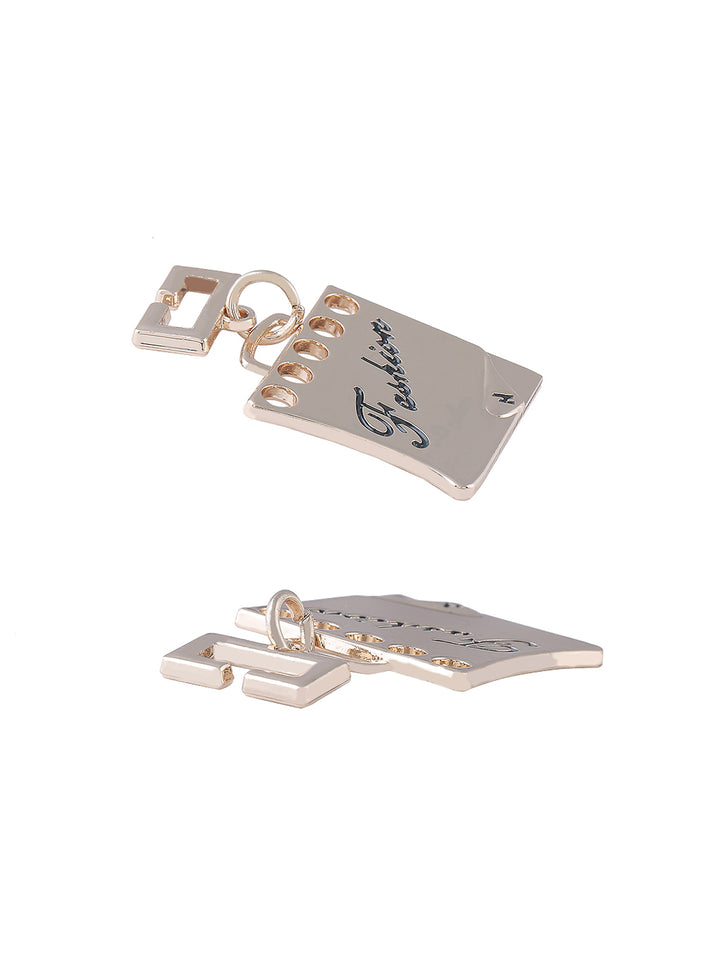 Keychain Design Shiny Gold Fashion Pant Accessory