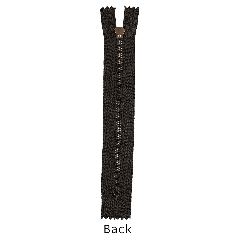 Gunmetal Ring Runner Closed-End Zipper for Jackets