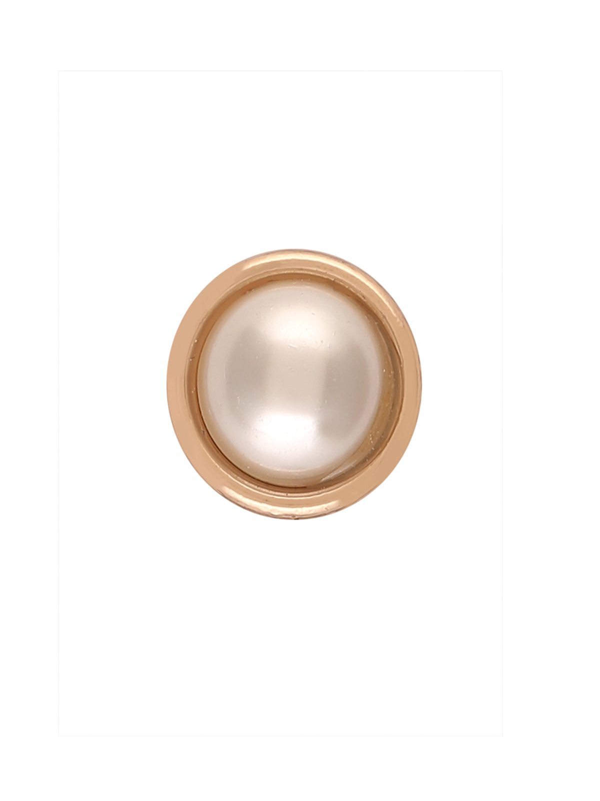 Shiny Round Shape Gold Pearl Shank Button