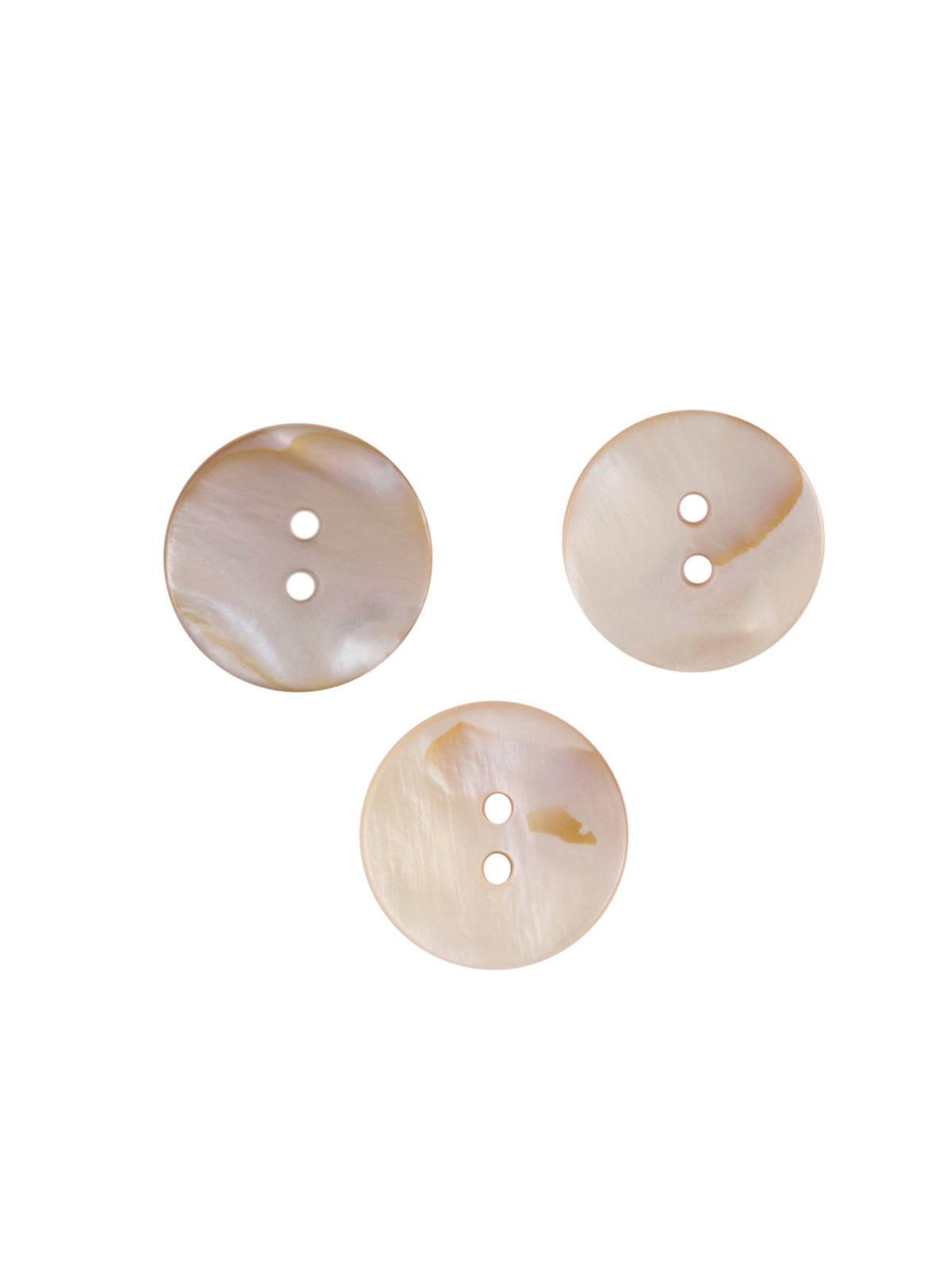 Round Shape Pearlescent Natural Marble Button