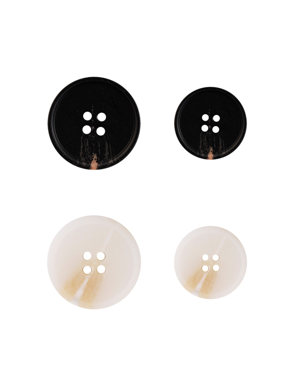 4 Shoulder Buttons Black & White Round Shape 4-Hole Blazer/Coat Button – JHONEA ACCESSORIES