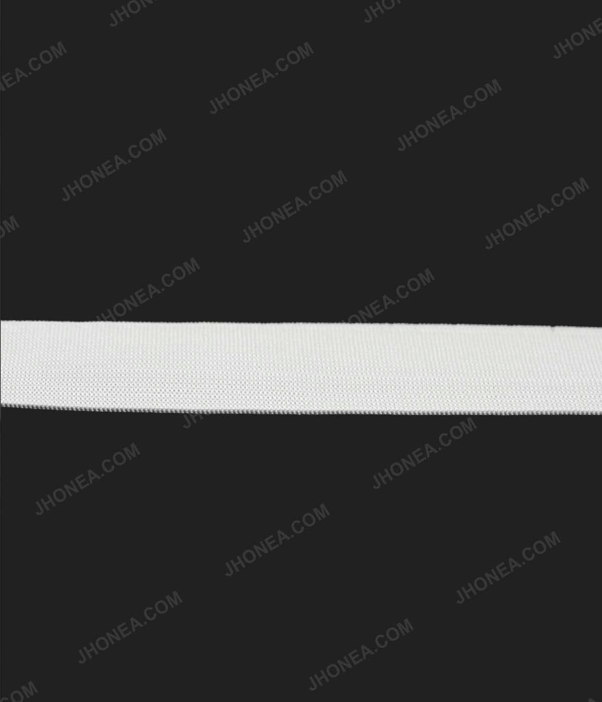 Plain Soft Black & White Tailors' Woven Elastic for Casings