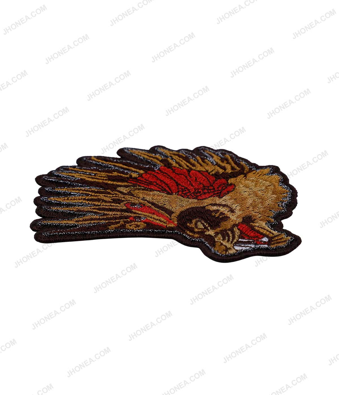 Tiger Face Traditional Tribal Hat Design Embroidery Patch