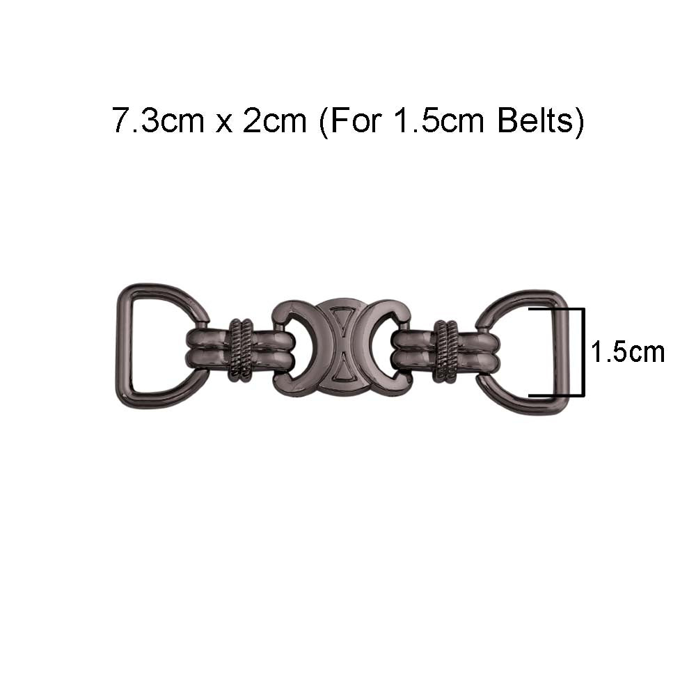 Decorative Shoe Buckle Clip & Belt Accessory for Clothing