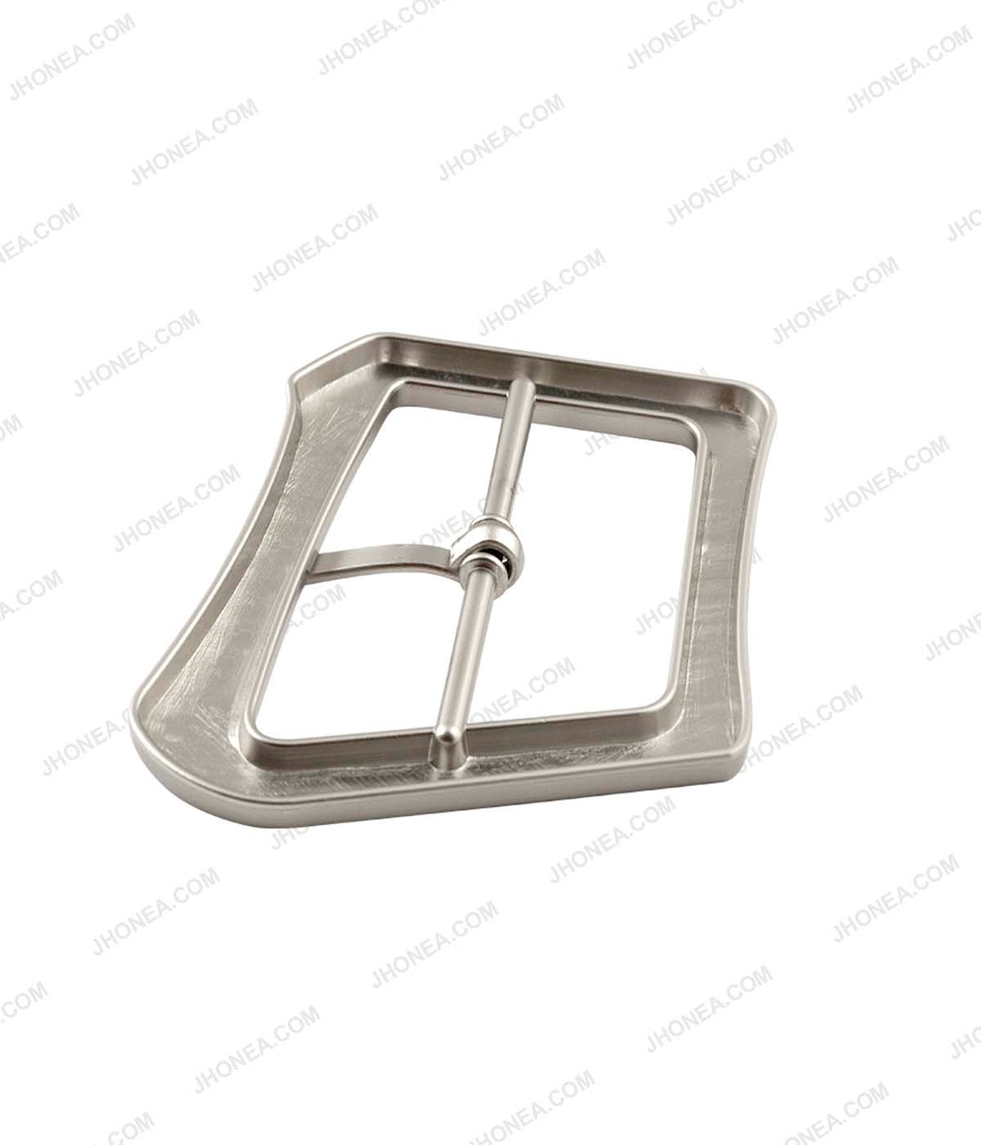 Broad Size Uneven Shape Structured Center Bar Fashion Buckle