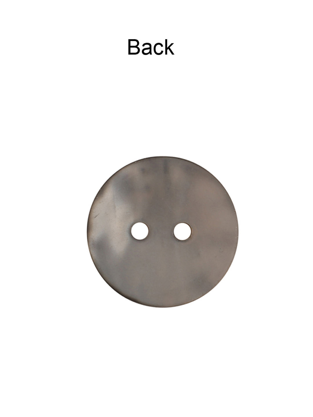 Decorative Round Shape 2-Hole Smooth & Shiny Button