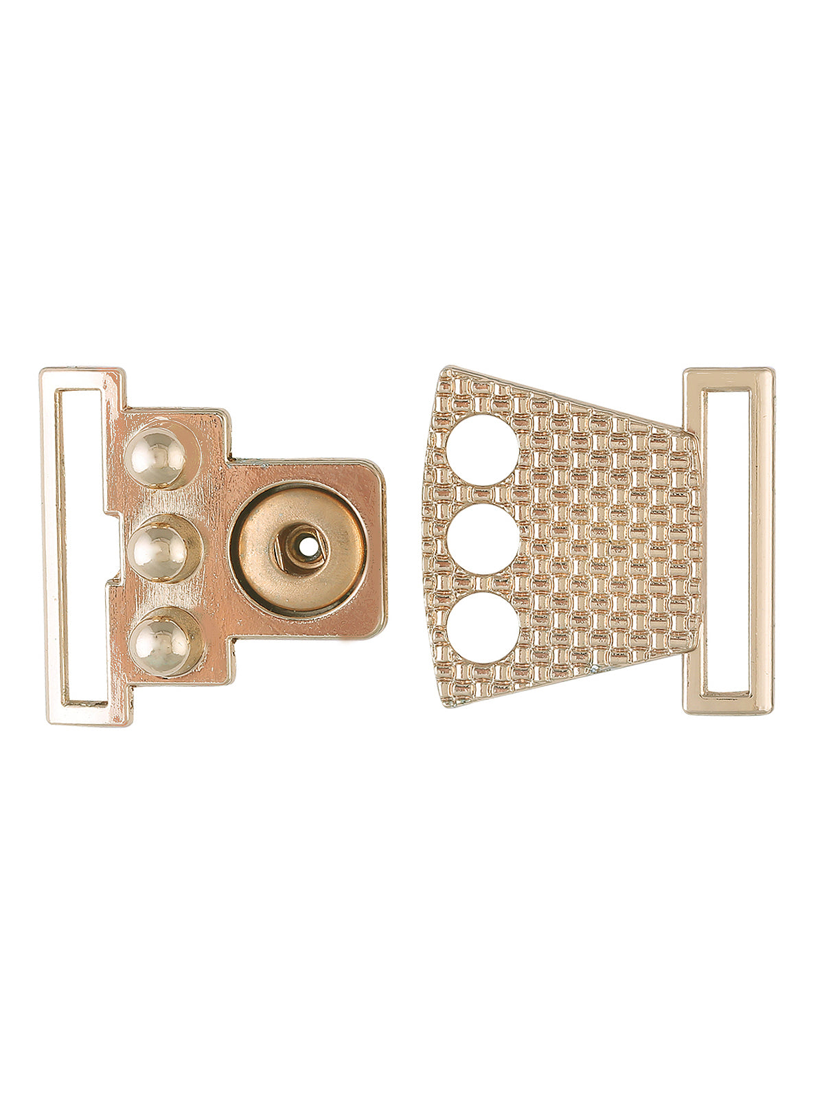 2 Part Closure Clasp Buckle With Snap Press