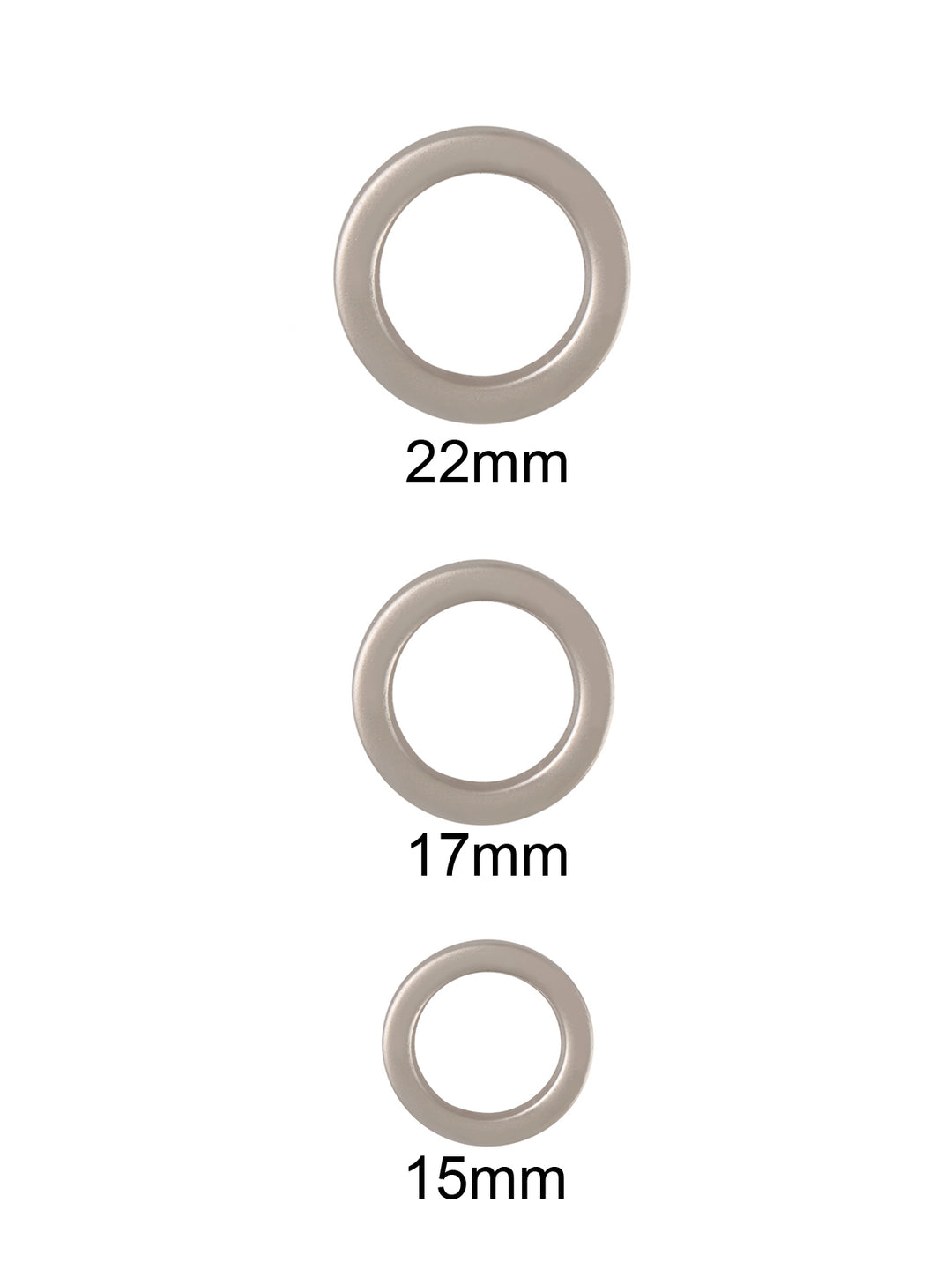 Round Shape Matte Silver Colour Downhole Fancy Ring Button