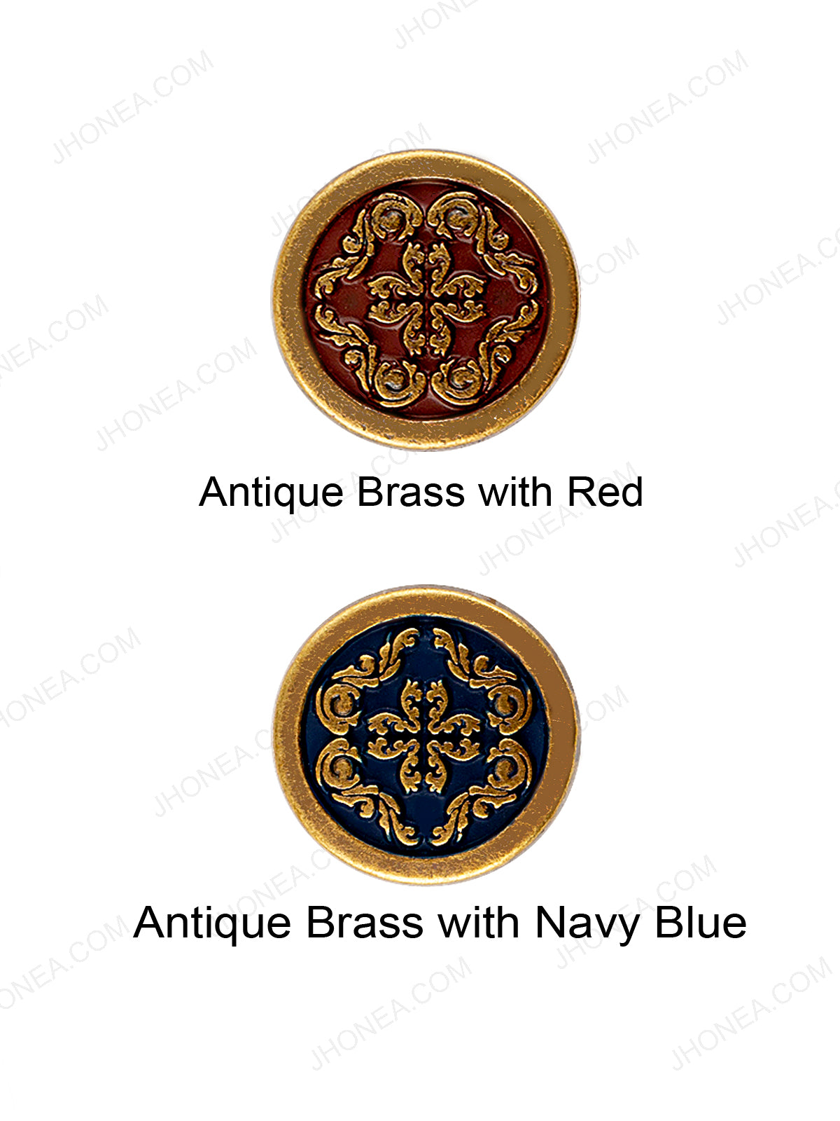 Regal Design Antique Brass Coat Button