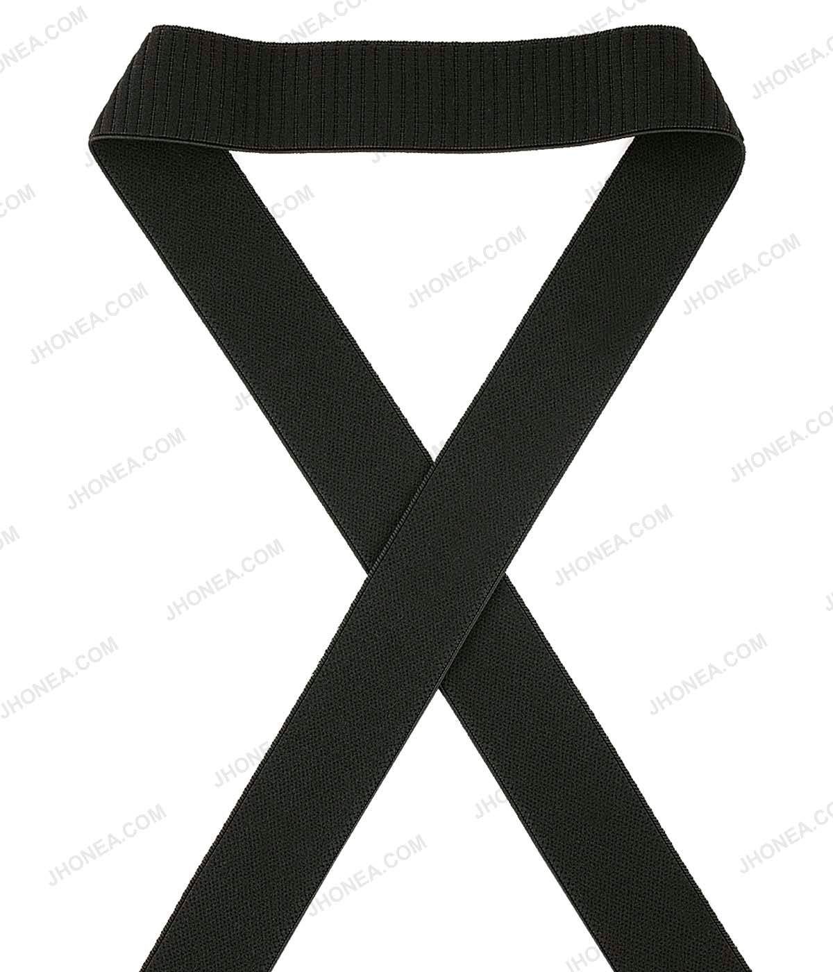 Plain Black Soft Stretch Waistband Sewing Woven Elastic
