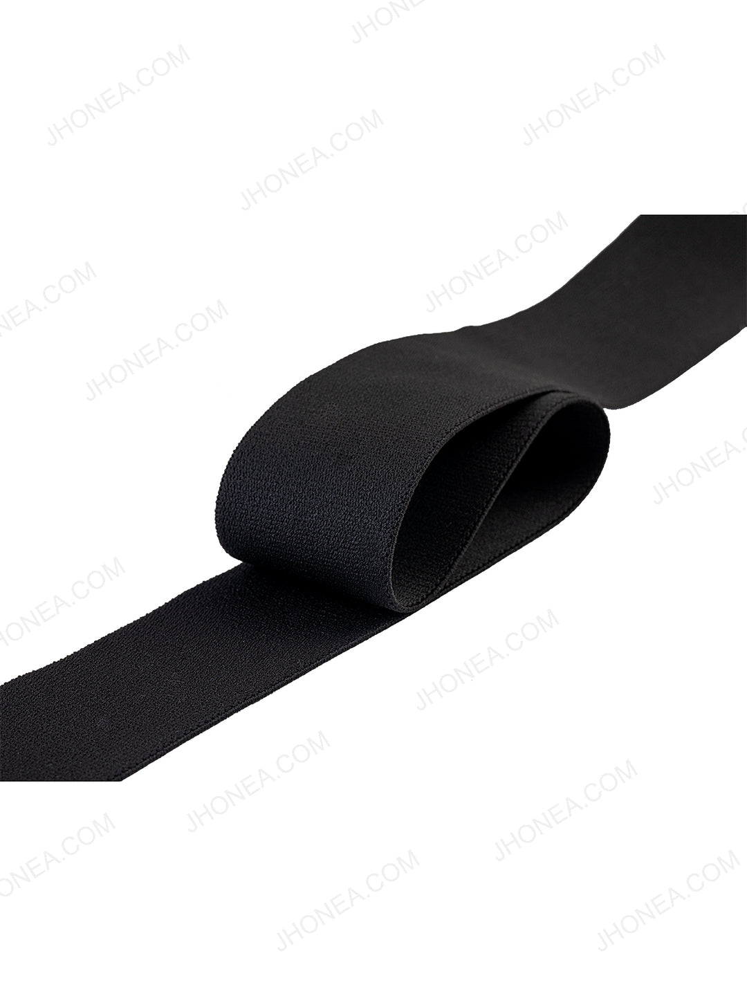3 (75mm) wide White and Black Comfortable Plush Elastic,Waistband
