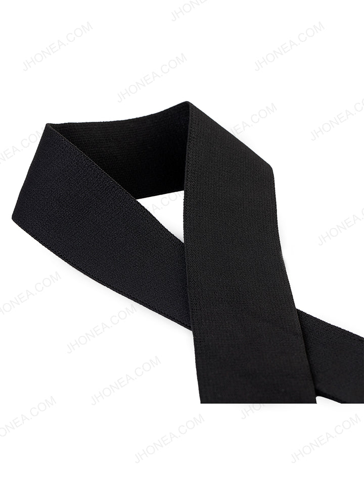 Designer's Choice Plain Black Soft Stretch Sewing Elastic