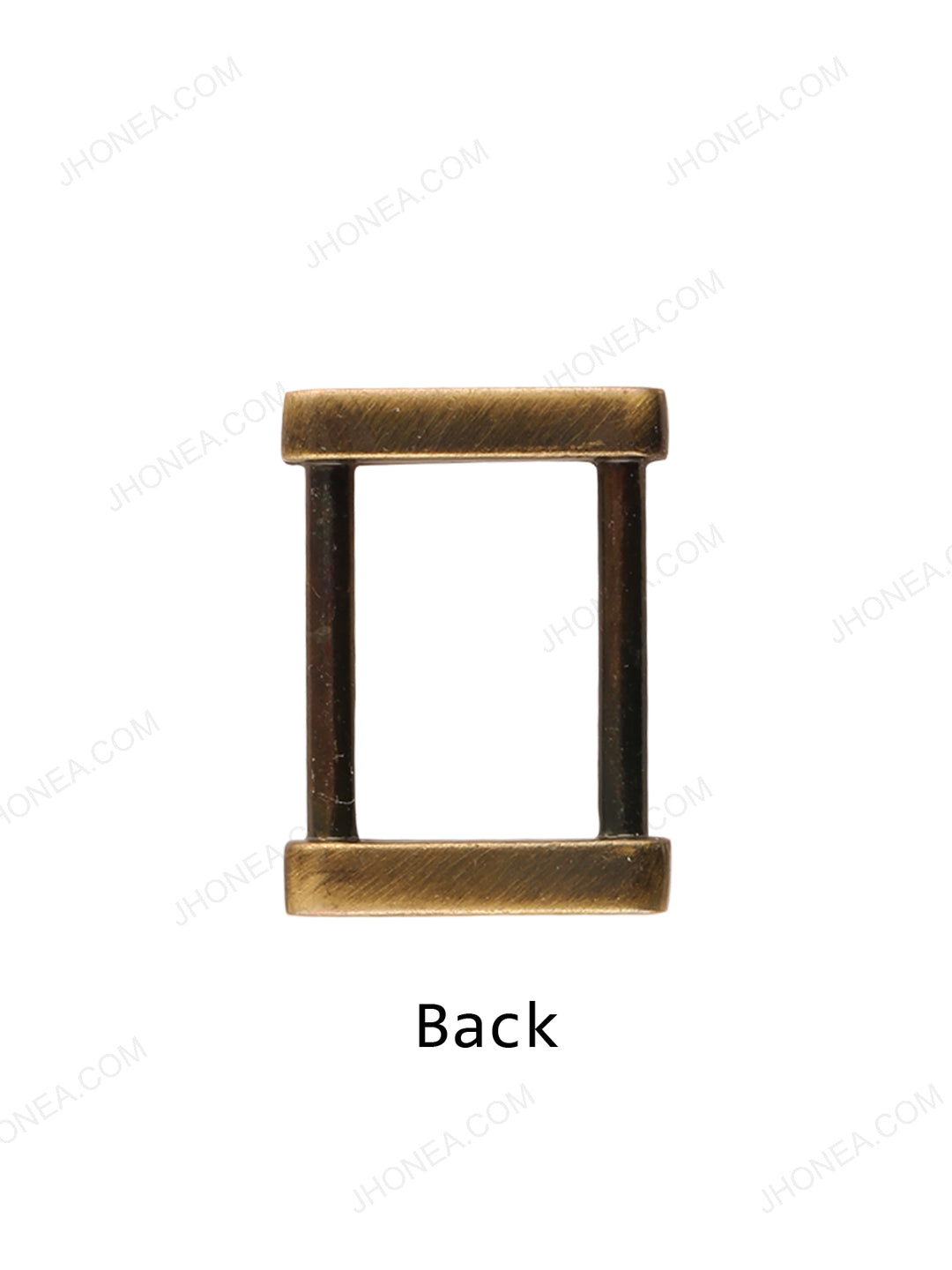 Antique Brass Rectangle Frame Sliding Webbing Buckle