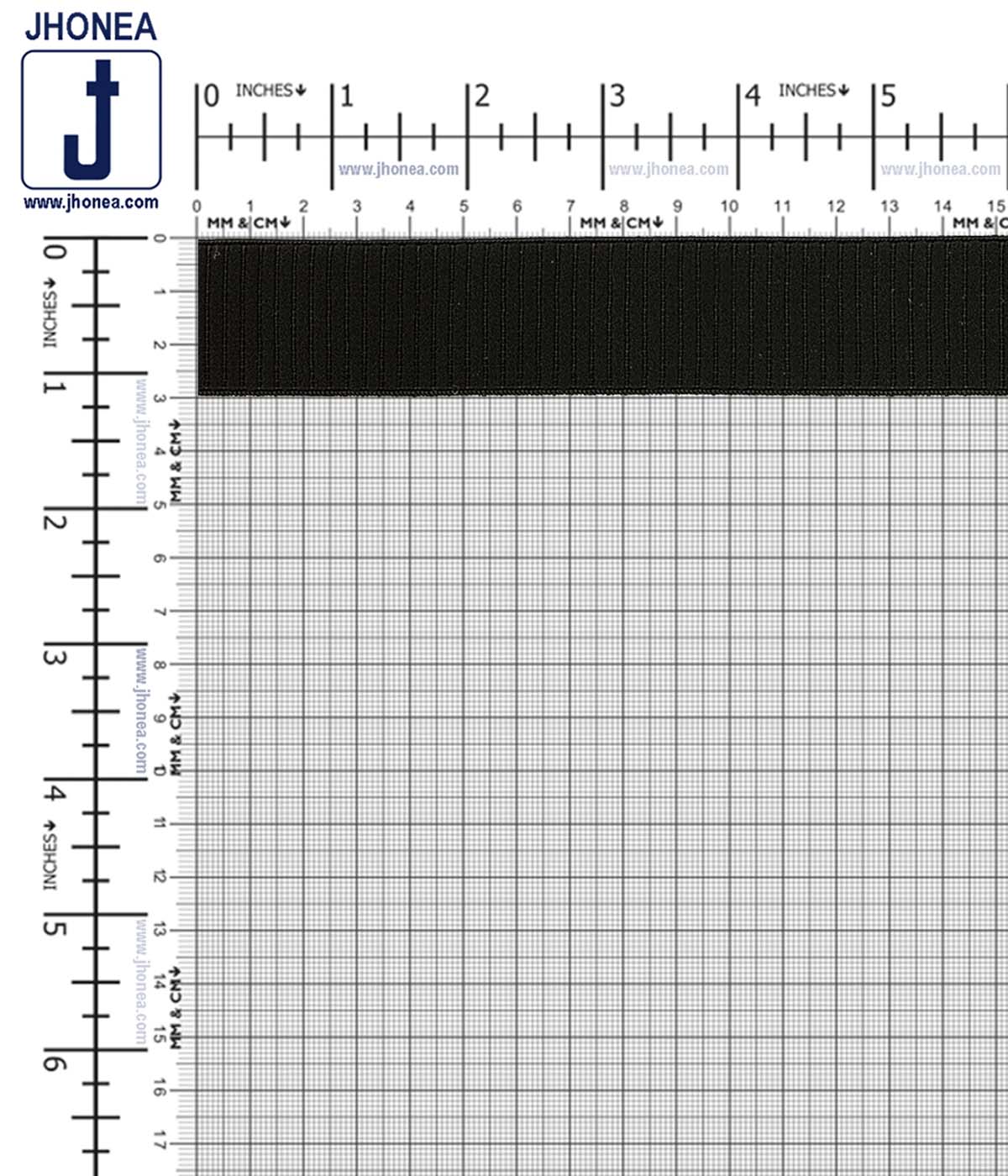 Plain Black Soft Stretch Waistband Sewing Woven Elastic