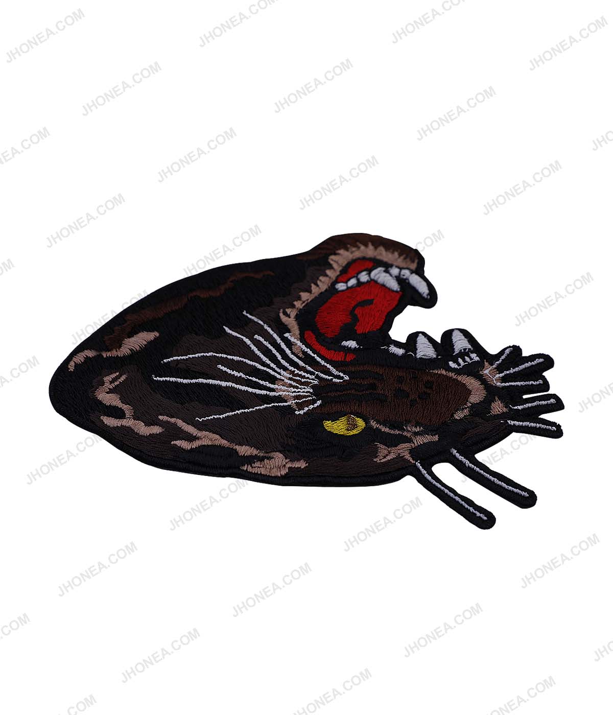 Broad Roaring Tiger Face Embroidery Applique Patch