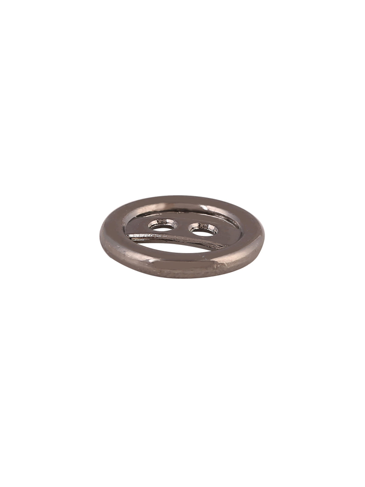Round Ring Shape 2-Hole Decorative Metal Button