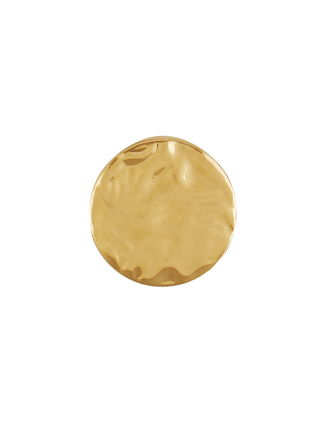 Round Shape Golden Color Classic Hollow Back Shank Metal Button