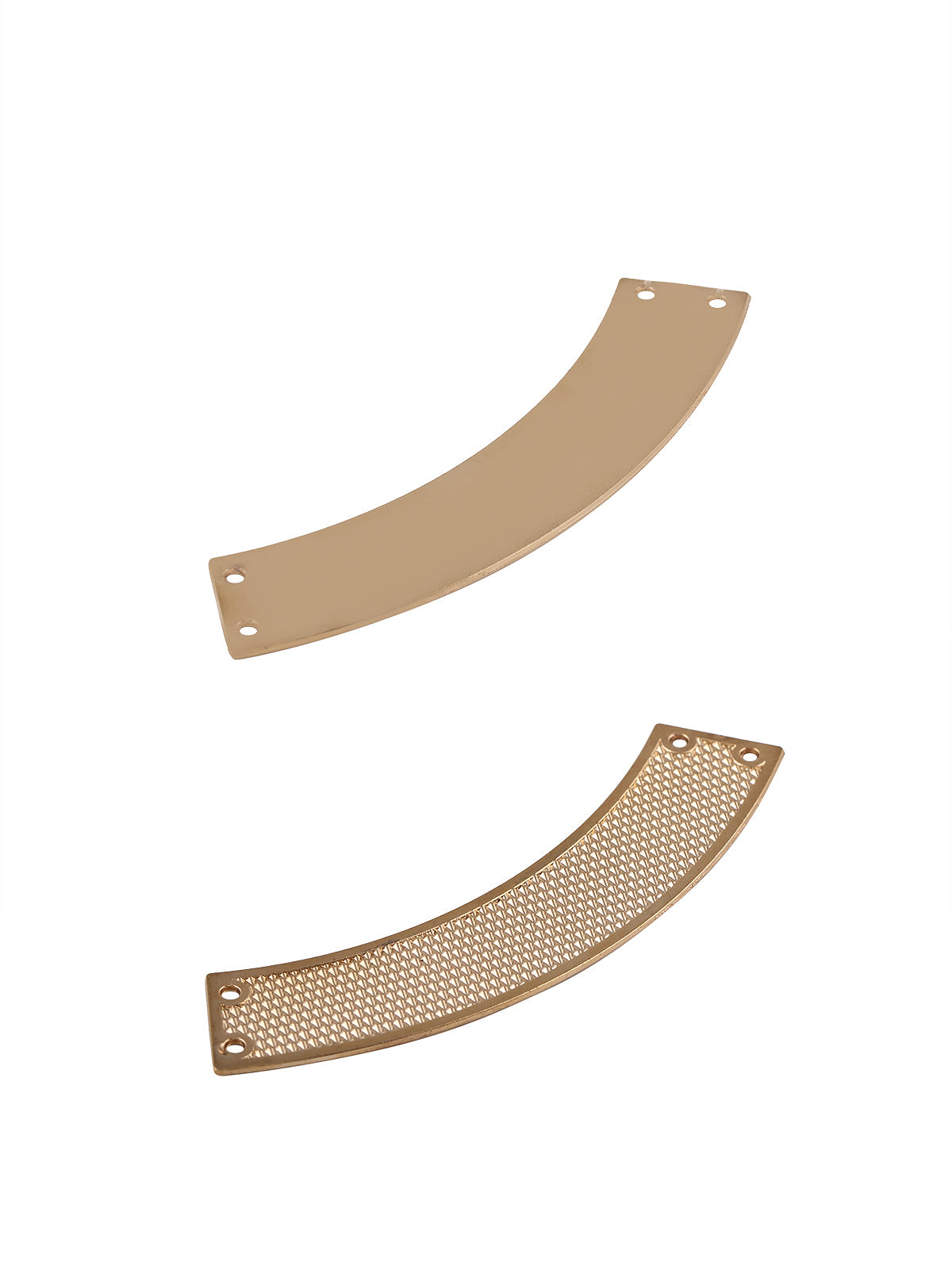 Simple Yet Elegant Curved Design Neckline in Golden Color