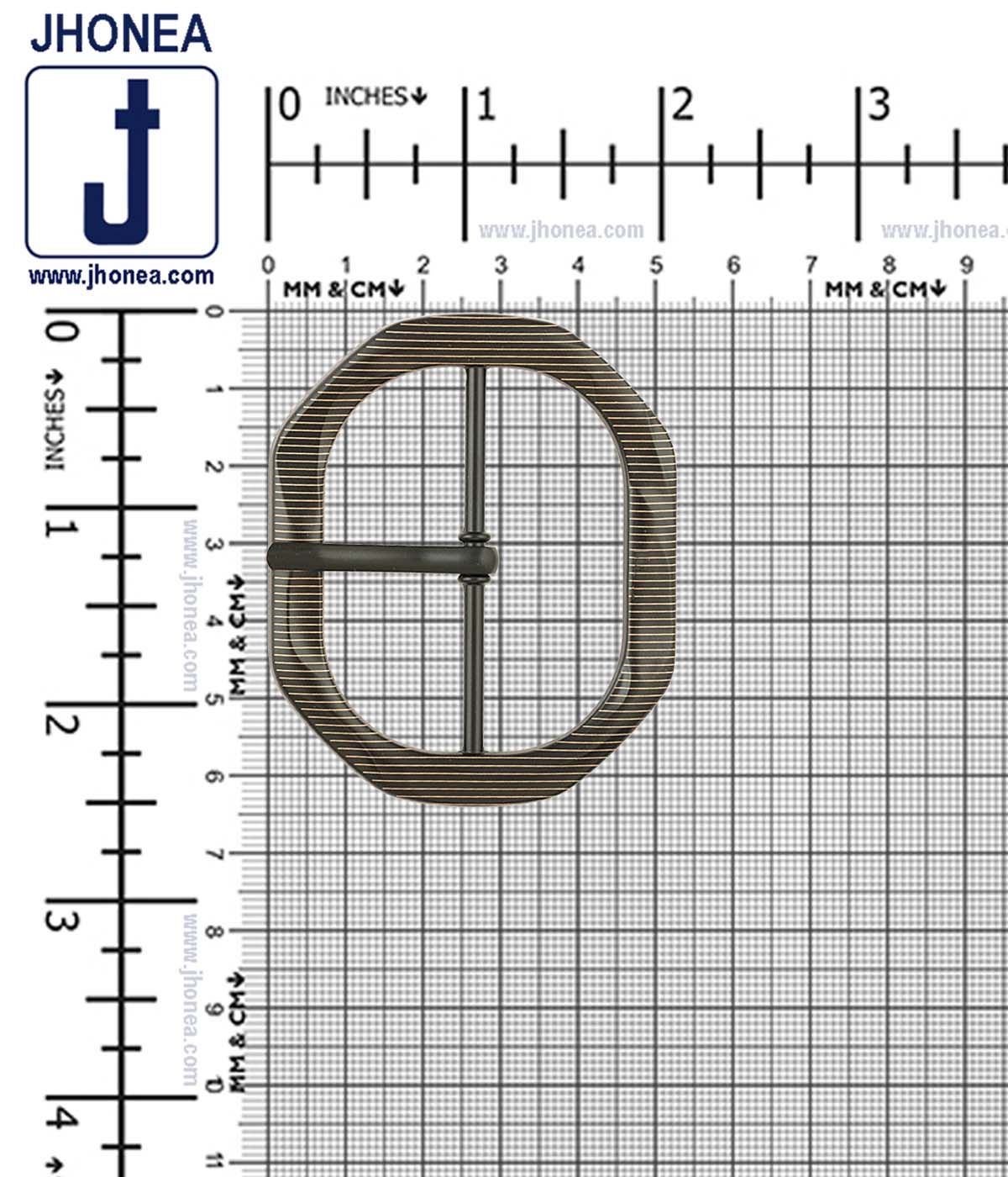 Superior Western Style Octagonal Shape Prong Belt Buckle