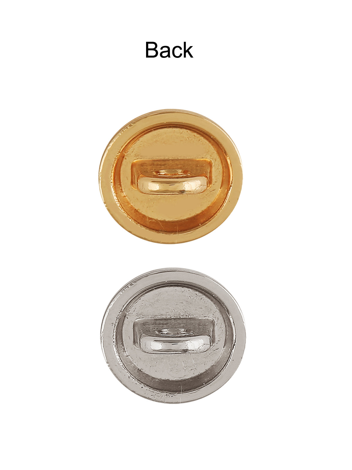 Round Shape Classic Hollow Back Shank Metal Button
