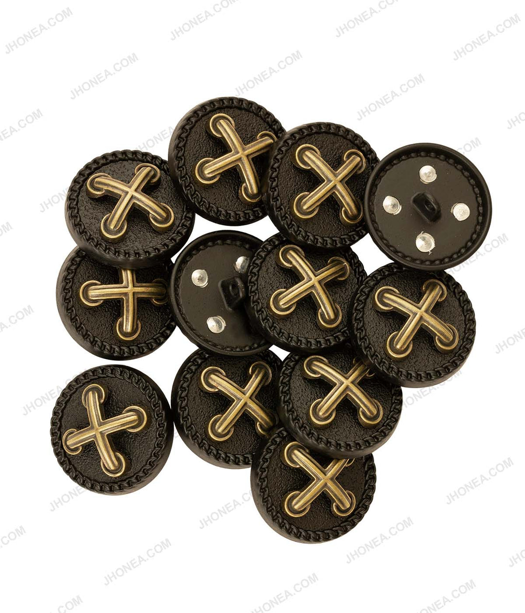 Alloy Shank Button, Size/Dimension: 10mm at Rs 2/piece in New