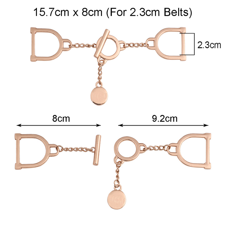 Flexible Design Chain Clasp Belt Buckle Fashion Accessory