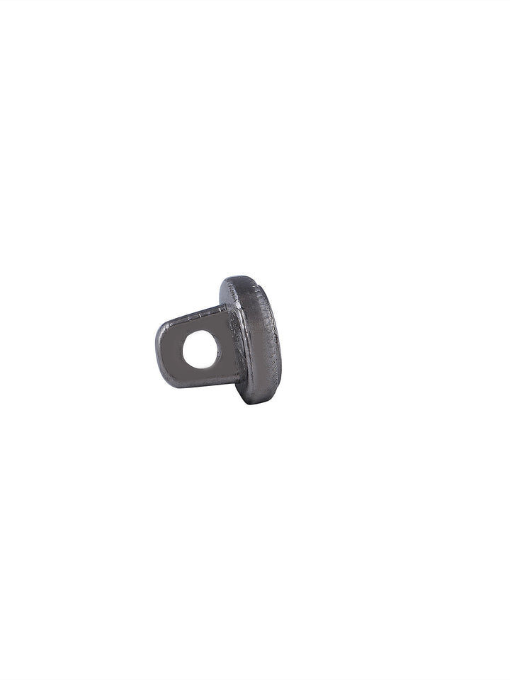 Engraved Round Shape 8mm (12L) gunmetal Shirt/kurta downhole metal Button