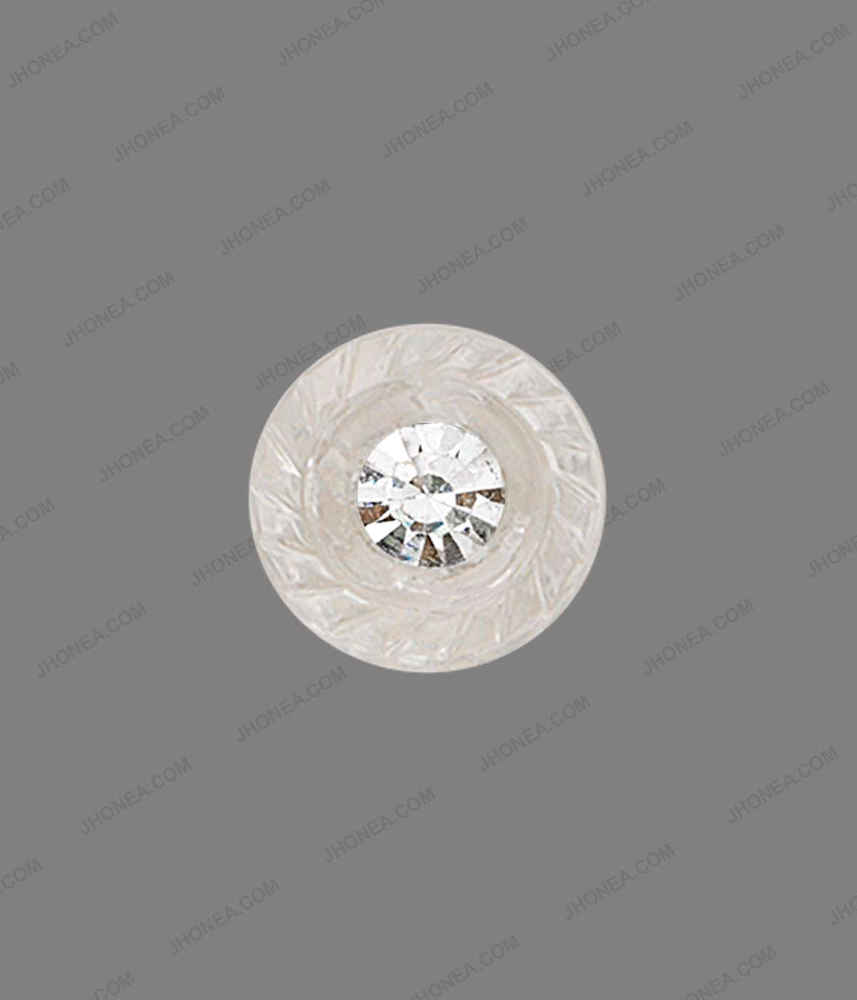 Clear Shank Glistening Diamond Buttons for Kurtas/Kurtis