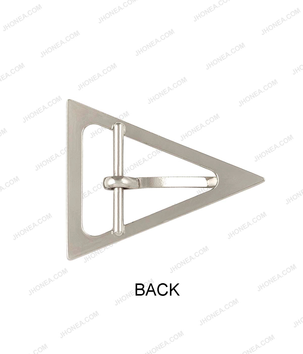 Triangle Geometric Structure Prong Belt Buckle for Western Dresses