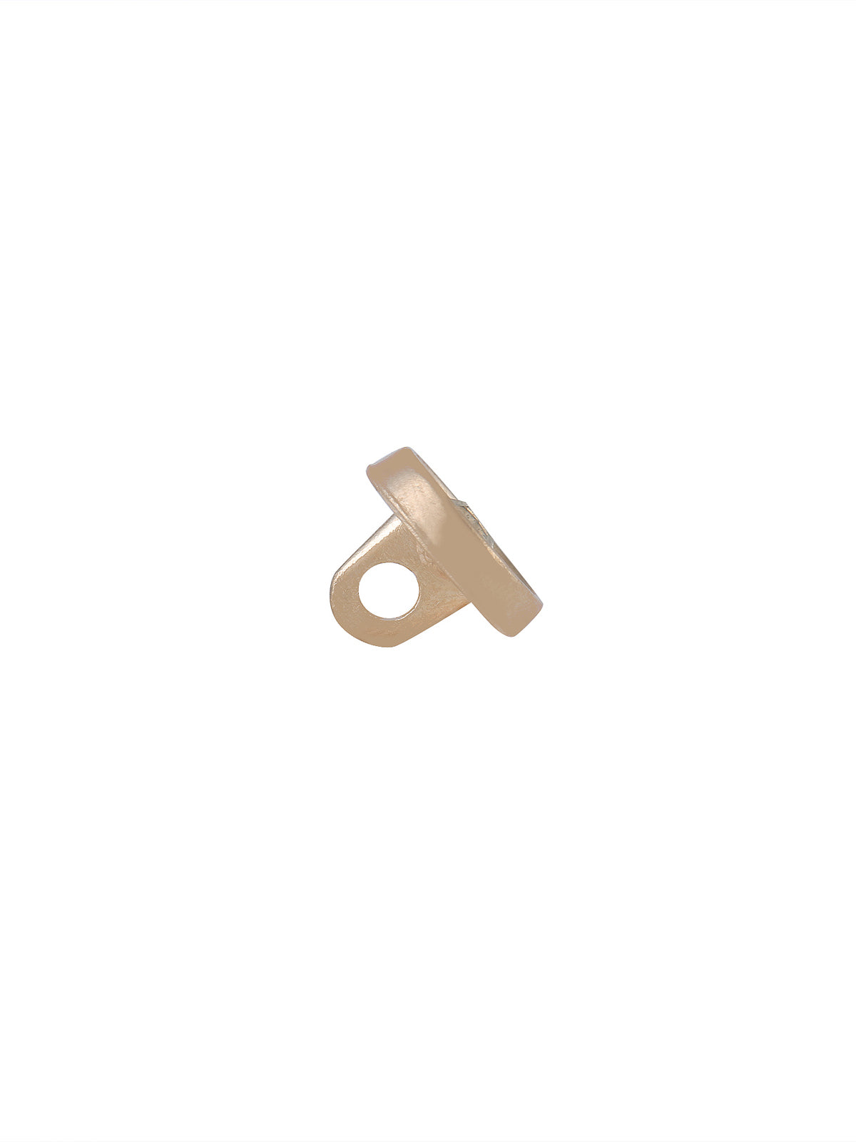 Round Shape Golden 10mm (16L) Diamond Downhole Kurta Button