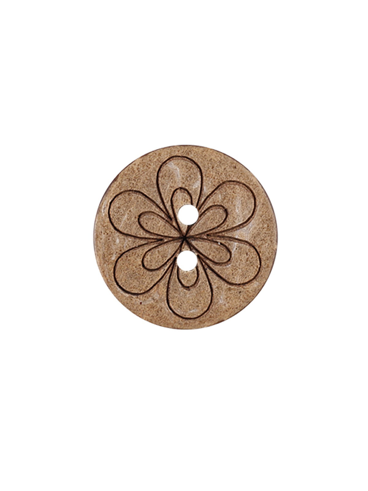 Round Shape Floral Printed Design Coco Buttons