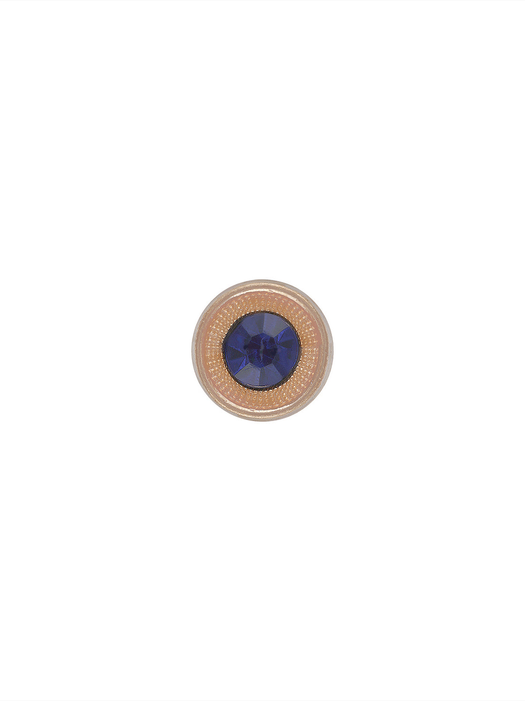 Decorative Diamond 10mm Golden with Royal Blue Color Kurta Button