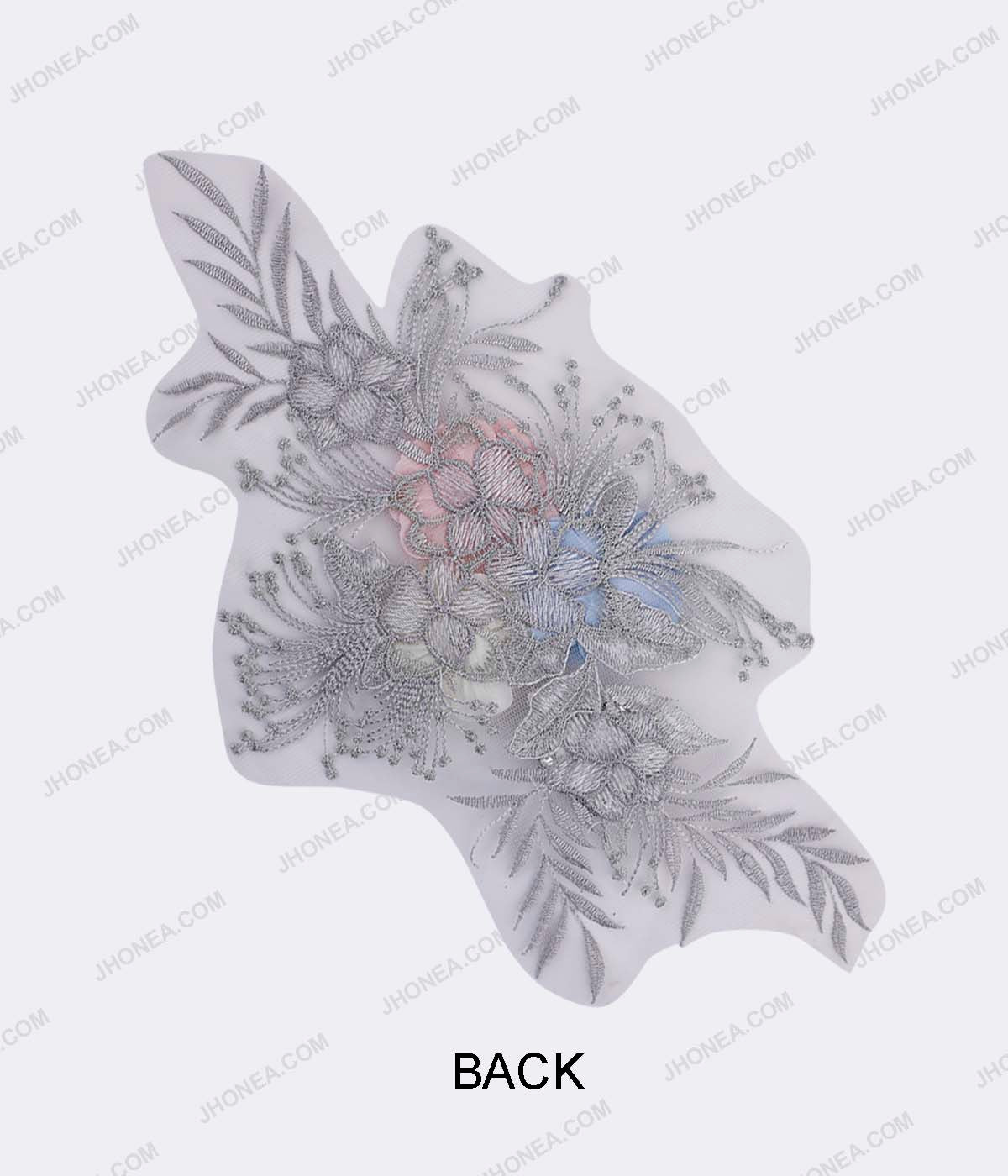 Floral Embroidery Patches for Baby Frocks/Gowns
