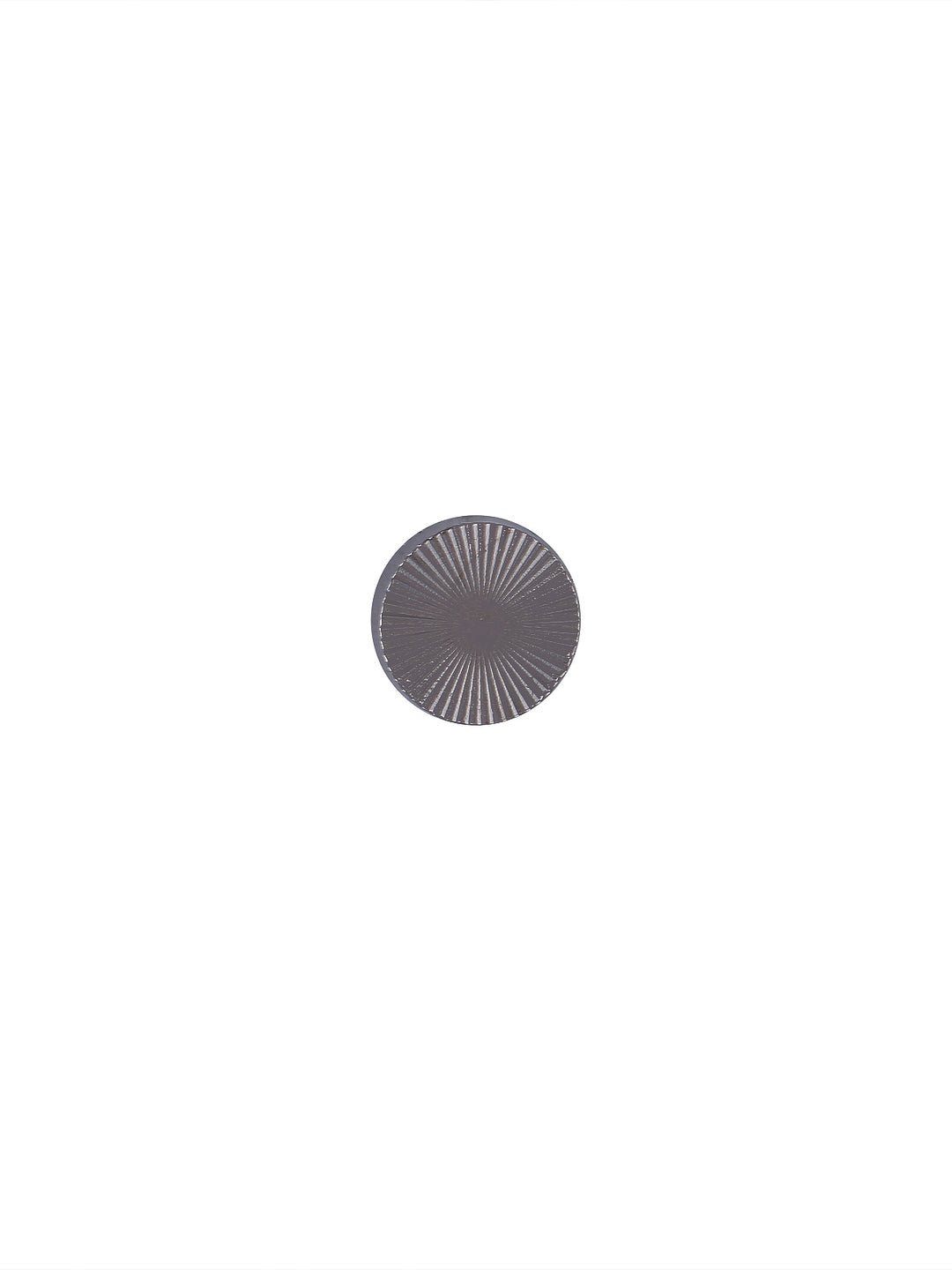 Round Shape with Engraved Lines Shank Metal Button