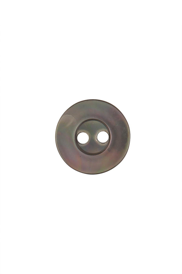 Small Round Shape 2-Hole Rounded Rim Shirt Button