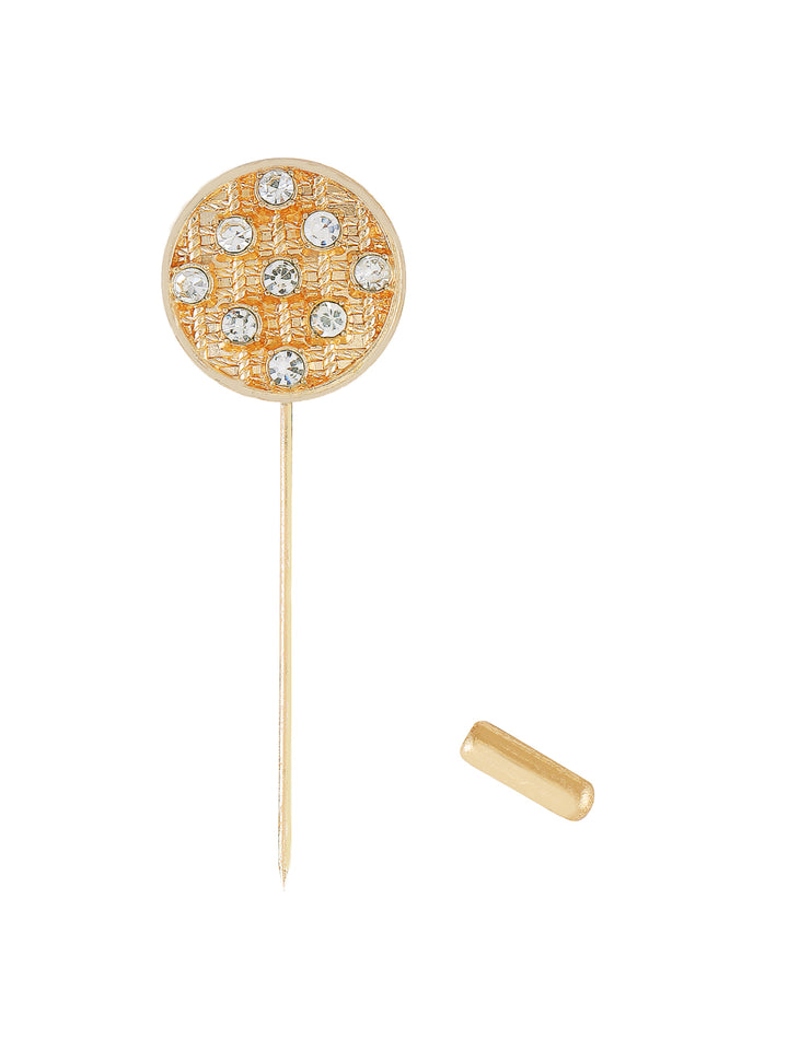Elegant Golden Coat Lapel Pin for Unisex