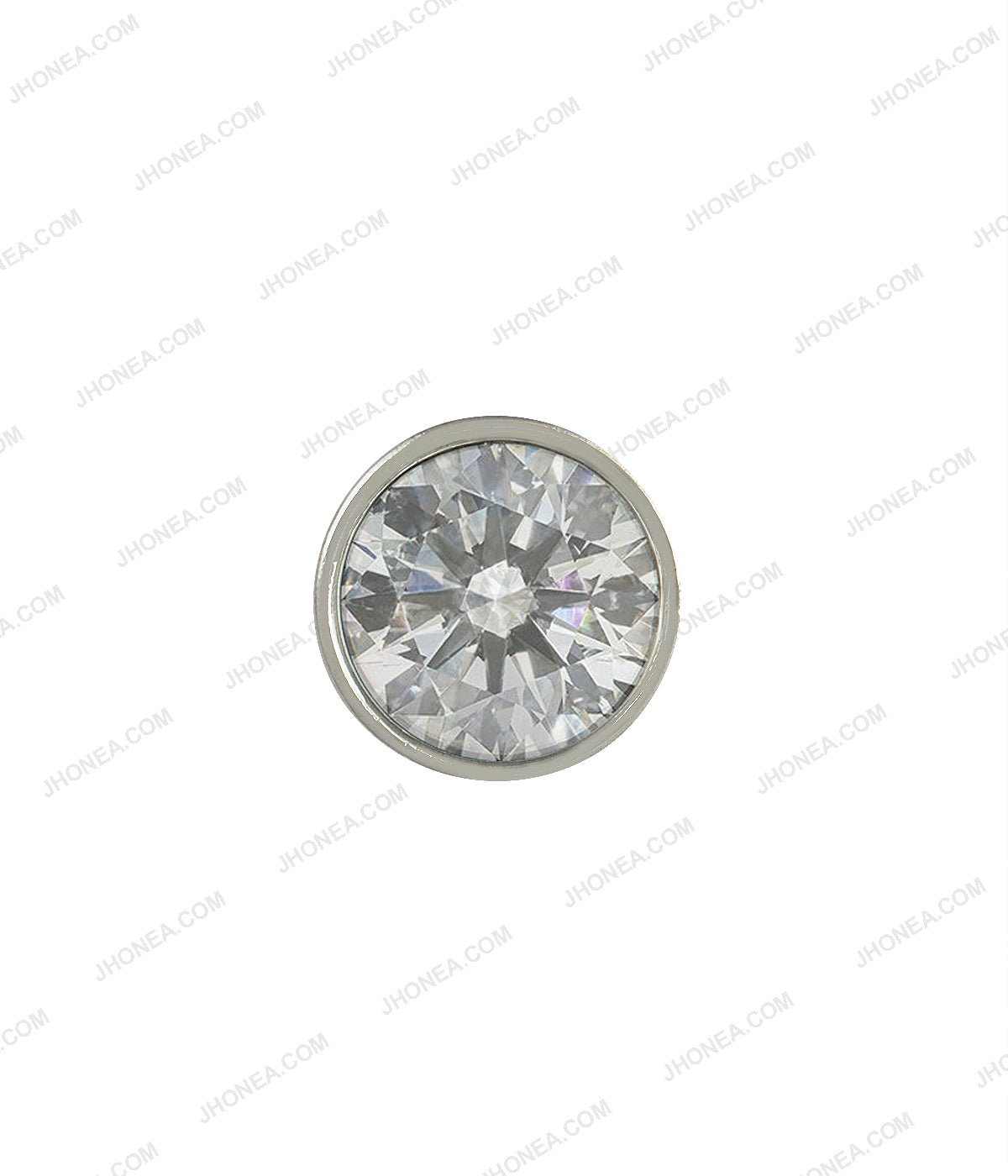 Round Shape Shiny Silver Classic Kurta Button
